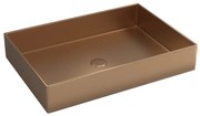 KARAG  SATURN Νιπτήρας επικαθήμενος ανοξείδωτος SATURN Rose Gold BB9812-BRG KARAG 55x38x10cm KARAG-5206836624129