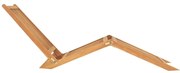 vidaXL Ξαπλώστρα από Μασίφ Ξύλο Teak