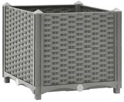 vidaXL Ζαρντινιέρα 40 x 40 x 38 εκ. από Πολυπροπυλένιο