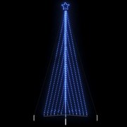 vidaXL Χριστουγεννιάτικο δέντρο LED 789 LED μπλε 476 εκ.