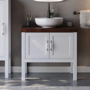 Σετ Έπιπλο Μπάνιου LONDON Λευκό MDF 18mm Λάκα 85 9SLON085WHM