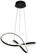 Φωτιστικό Κρεμαστο Aca HM92LEDP48BK GORDIUS Μαύρο Ματ (Black Mat) 3000K