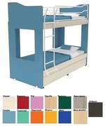 ALFA SET  Κουκέτα Ξύλινη AS 90034 Για Στρώμα 90x200cm BEST-90034