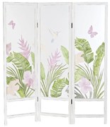 Παραβάν DKD Home Decor Τροπικό Διαφανές Ξύλο MDF 150 x 2 x 180 cm