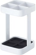 Θήκη Οδοντόβουρτσας Slim LBTYMZK2821 5,5x5,5x9cm White-Black Yamazaki Ατσάλι,Σιλικόνη