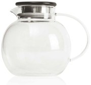 Κανάτα Με Καπάκι 280TMA1970 19x14x15cm 1500ml Clear Hermia Γυαλί,Bamboo