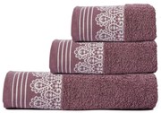 Πετσέτα Alma Violet Sb Home Χεριών 30x50cm 100% Βαμβάκι