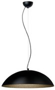 Κρεμαστό Φωτιστικό Οροφής Plexiglass 3xΕ27 Φ47 130-03/47 Arkolight-130-42-03/47-Μαύρο-Χρυσό 130-42-03/47
