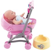Παιδικό Καροτσάκι Mini με Κούκλα 0812-155