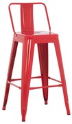 Σκαμπό Melita HM8574.04 42x42x98cm Red Metal