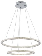 Φωτιστικό Οροφής Bryant LED-BRYANT-S2 54W Led Φ60-40cm 150cm White Luce Ambiente Design Αλουμίνιο