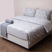 Παπλωματοθήκη 2552 Φανελένια Grey Viopros Μονό 160x240cm 100% Cotton Flannel