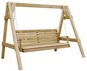 vidaXL Παγκάκι Κούνια Κήπου 205x150x157 εκ. Εμποτισμένο Ξύλο Πεύκου