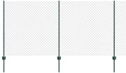 Τείχος και Πόστ Πράσινο 1,2 x 10 m Ατσάλι