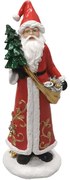 Χριστουγεννιάτικη Διακοσμητική Φιγούρα Άγιος Βασίλης 26129 35cm Red-White