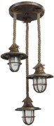 Φωτιστικό οροφής  LP-700 PENDEL ROPE 3L UT-BRONZE Heronia 31-0500