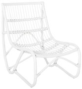 ΠΟΛΥΘΡΟΝΑ GRINN HM9815.03 ΡΑΒΔΟΙ RATTAN ΣΕ ΛΕΥΚΟ 56,5x73,5x79,5Υ εκ.