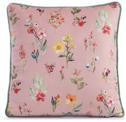 Μαξιλάρι Διακοσμητικό (Με Γέμιση) Awesome Garden Pink Nef-Nef Homeware 45X45 Πολυέστερ