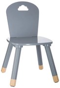 Παιδική καρέκλα Playful pakoworld γκρι 32x31,5x50εκ (1 τεμάχια)