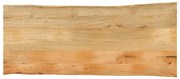 vidaXL Επιφάνεια Τραπεζιού 140x60x3,8 εκ. Live Edge Μασίφ Ξύλο Μάνγκο