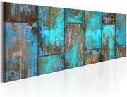 Πίνακας - Metal Mosaic: Blue 120x40