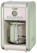Καφετιέρα Ariete VINTAGE AMERICANO 1342/04, 960W, 2.1 l, Χρονοδιακόπτης, Προγραμματισμός, Παύση, Σύστημα προστασίας από στάξιμο, Πράσινο