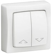 Διακόπτης Ρολών Διπλός Λευκό Oteo 086013L Legrand-086013L-Λευκό 086013L