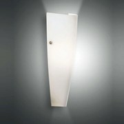 Φωτιστικό Τοίχου - Απλίκα Dedalo 2523-21-102 White Fabas Luce Μέταλλο,Γυαλί