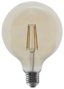 LED FILAMENT E27 DIM G125 AMBER 10W 2700K 230V AC 1160LM RA80 ACA PALA12510WWDIMAM