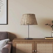 Καπέλο Φωτιστικού Καφέ Ø50x30 εκ. από Wicker 364395