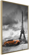 Αφίσα - Under the Eiffel Tower - 40x60 - Χρυσό - Χωρίς πασπαρτού