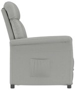 vidaXL Καρέκλα Ανακλίνδρωτη Ανοιχτού Γκρι Ανοιχτό γκρι