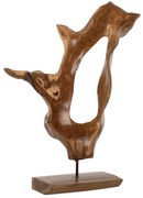 ΕΠΙΤΡΑΠΕΖΙΟ ΔΙΑΚΟΣΜΗΤΙΚΟ ΑΠΟ ΜΑΣΙΦ ΞΥΛΟ ΤEAK ΦΥΣΙΚΟ FB97713 46Χ15,5Χ61Y ΕΚ.