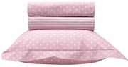 Beauty Home Σετ σεντόνια βρεφικά Art 5132 Pink 120x170 Ροζ