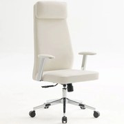 Πολυθρόνα Διευθυντή BF8800 ΕΟ612,2 68x68x120/128cm White