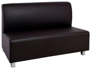 BANDY 2Θέσιος Καναπές Pu Καφέ  130x71x88cm [-Καφέ-] [-PU - PVC - Bonded Leather-] Ε952,23