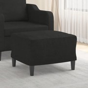 Υποπόδιο Μαύρο 60x50x41 εκ. Υφασμάτινο 349283