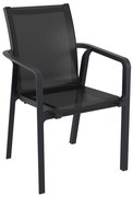 SIESTA PACIFIC ΠΟΛΥΘΡΟΝΑ BLACK/BLACK ΠΟΛ/ΝΙΟΥ 57X62X44/90εκ.20.0077