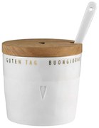 Δοχείο Αποθήκευσης Ζάχαρης Bon Apetit LBTRD0011871 Φ9,5x9cm Multi Raeder Wood,Porcelain