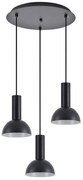 Φωτιστικό Οροφής Adept Tube 77-8558 35x35x300cm 3xE27 60W Black Homelighting