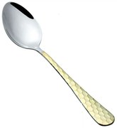 Κουτάλι Φαγητού A-181 01882 20cm Silver-Gold Dinox Stainless Steel