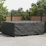vidaXL Κάλυμμα επίπλων εξωτερικού χώρου Μαύρο 300 x 250 x 100 cm 210D
