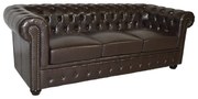 Καναπές T.Chesterfield Hm3009.01 208x90x73 cm Τεχνόδερμα