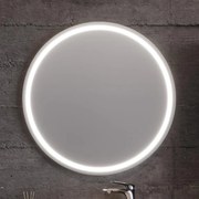 Καθρέπτης μπάνιου HOLE 80 Led Μπλέ Ματ 80x80 εκ. 80x5x80 εκ.