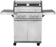Thermogatz Ψησταριά Υγραερίου GS Grill View με Μαντεμένια Σχάρα, 5 Εστίες και Πλαϊνό Μάτι (03.313.333)