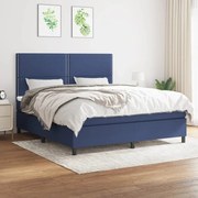 ΚΡΕΒΑΤΙ BOXSPRING ΜΕ ΣΤΡΩΜΑ ΜΠΛΕ 180X200 ΕΚ. ΥΦΑΣΜΑΤΙΝΟ 3141719