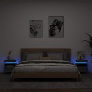 ΚΟΜΟΔΙΝΑ ΜΕ ΦΩΤΑ LED 2 ΤΕΜ. ΓΚΡΙ SONOMA 40X39X48,5 ΕΚ. 836795