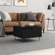 vidaXL Τραπεζάκι Σαλονιού Μαύρο 55x55x36,5 εκ. από Επεξεργασμένο Ξύλο