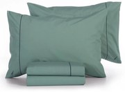 Σεντόνια Nau Wave Solid (Σετ 4τμχ) Green Nautica Διπλό 200x270cm 100% Βαμβάκι