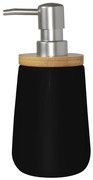 Δοχείο Κρεμοσάπουνου Bamboo 02-4590 Μαύρη Estia Porcelain